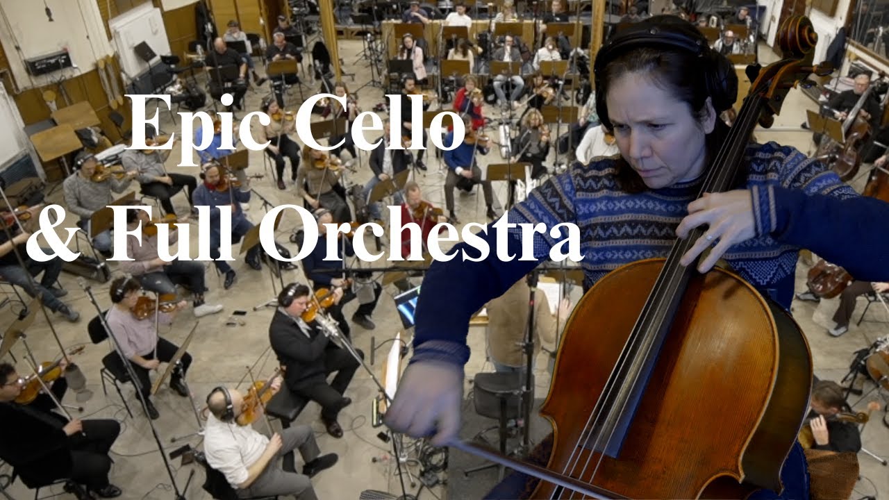 Carol of the Bells / God Rest Ye Merry Gentlemen - Advanced Cello & Orchestra