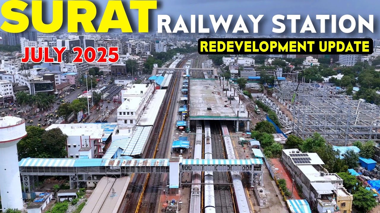 India's Third Biggest Integrated Railway Station | Surat Railway Station Redevelopment Update #MMTH