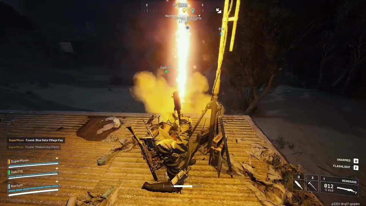 ARC Raiders - Night falls in Buried City! ARC patrolling.