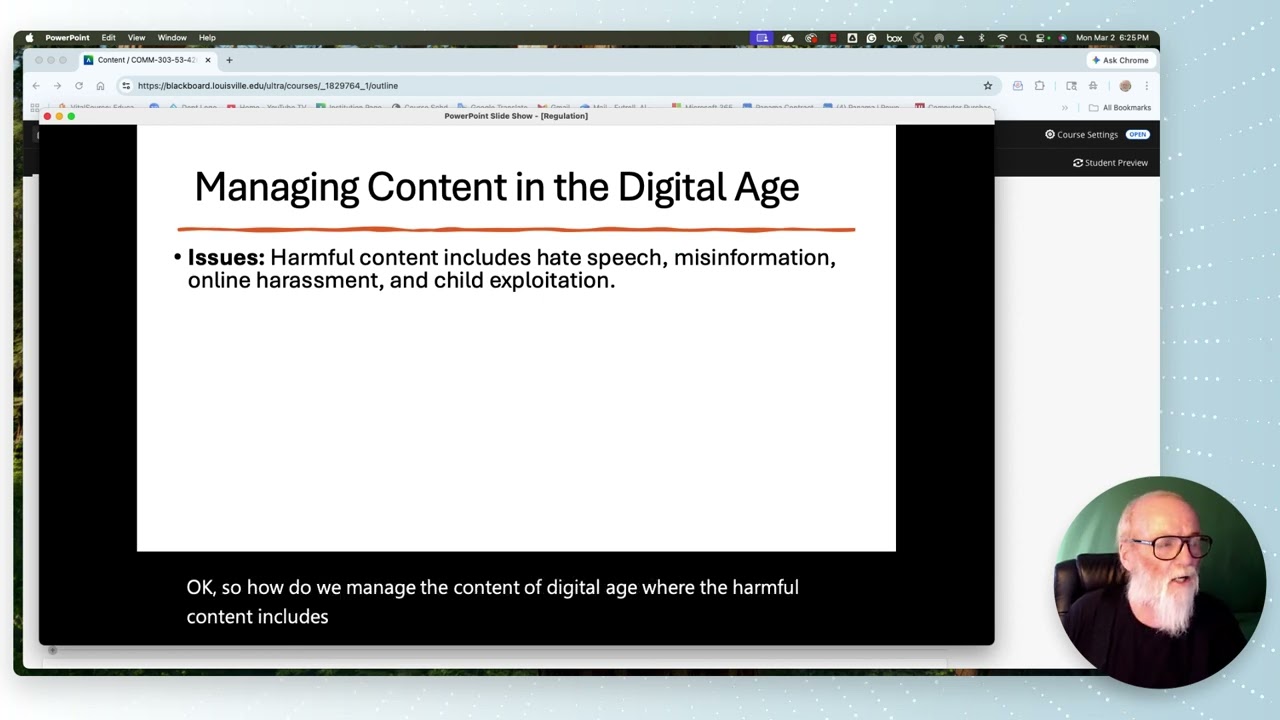 Regulations of Communication Technologies Part 3 (19:27 Minutes)