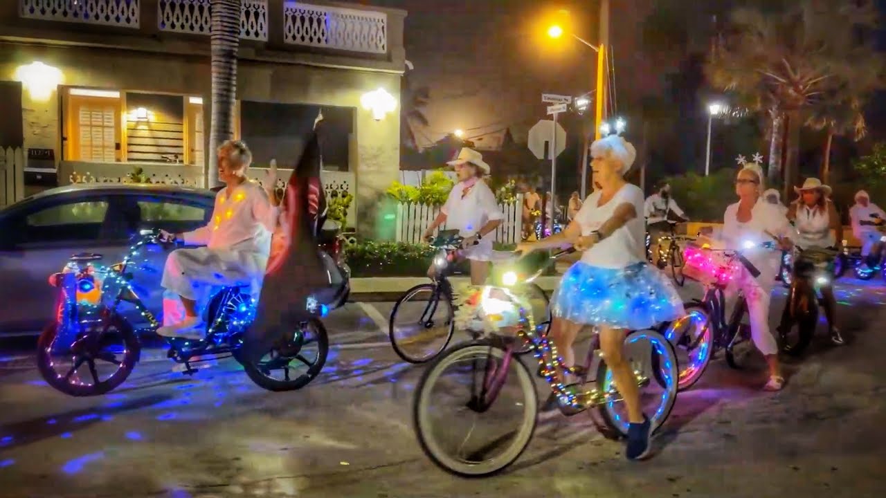 Key West Snow Full Moon Bike Ride  -LIVE