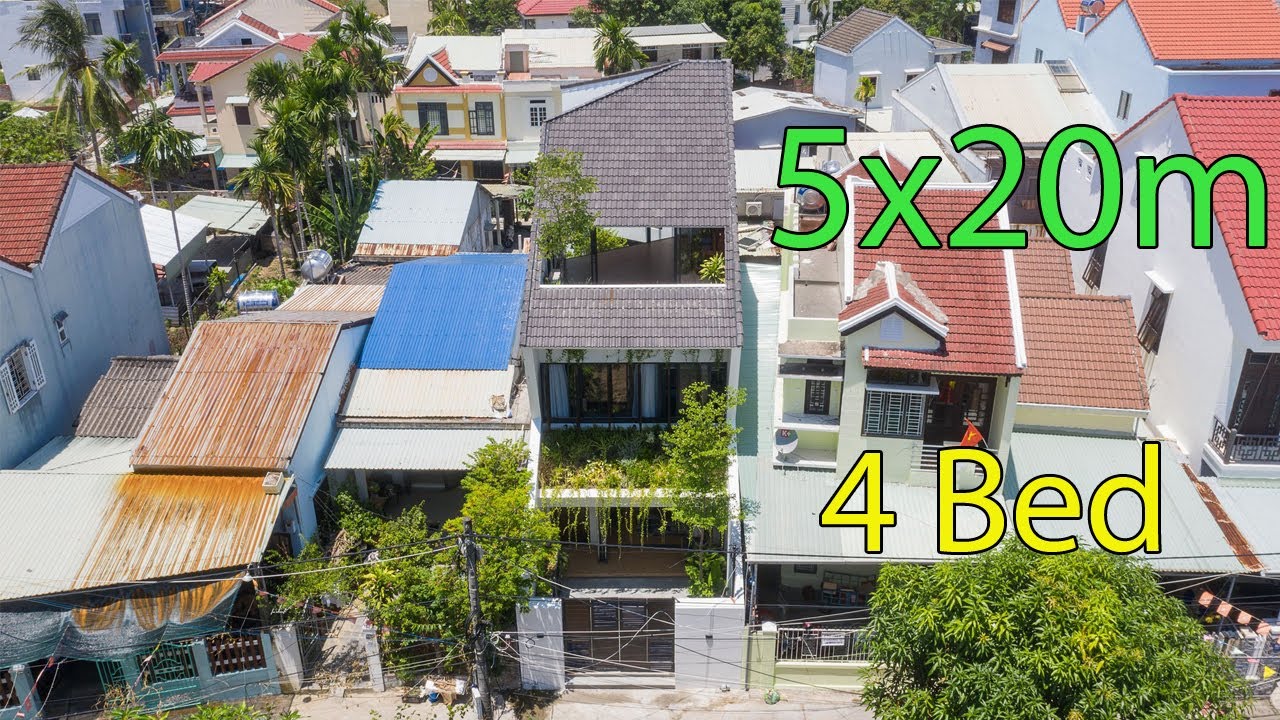 Home Design Ideas 5x20 Meters 4 Bedroom