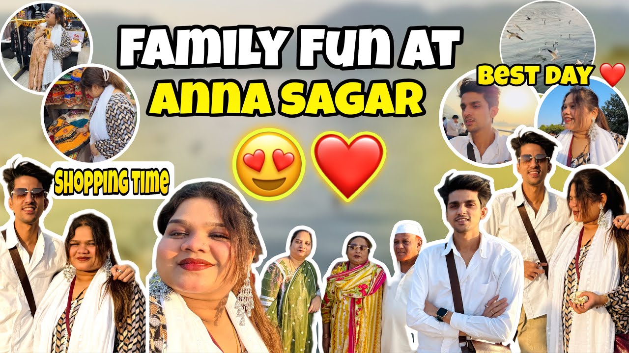 Family Fun at Anna Sagar Lake 😍❤️ | Ajmer Market Adventures 🛍️