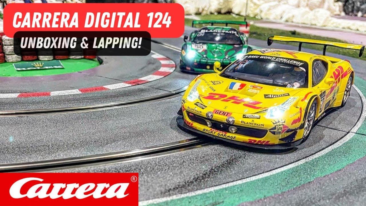 Carrera 124 Digital Unboxing and Lapping! 🏁
