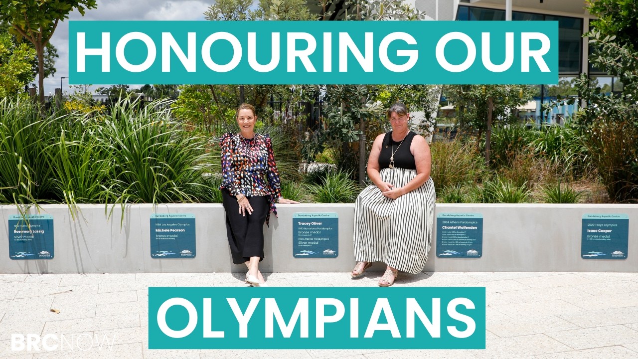 Olympic Walk honours local swim stars