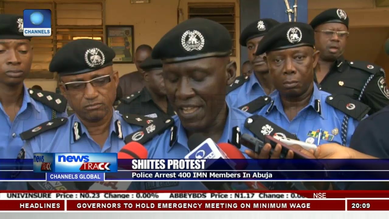 Shiites Protest: Police Arrest 400 IMN Members In Abuja