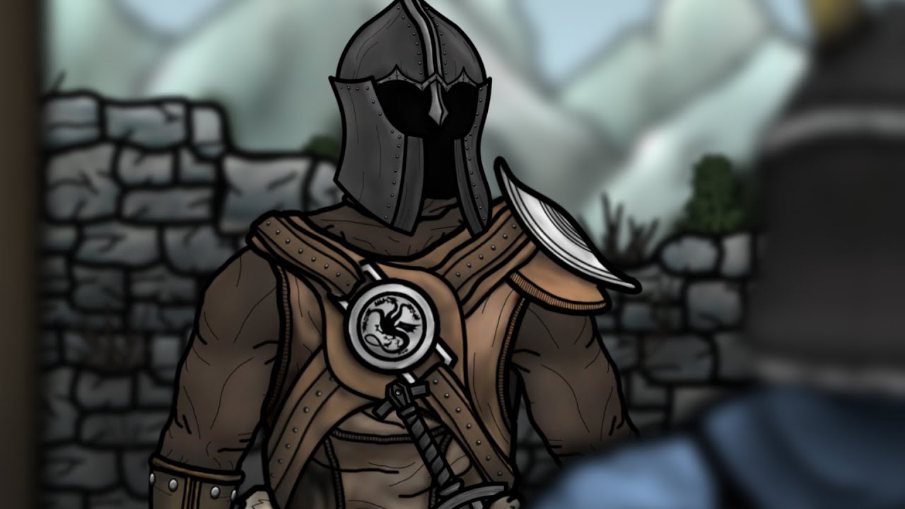 Старческие каракули: пародия на Skyrim — часть 1