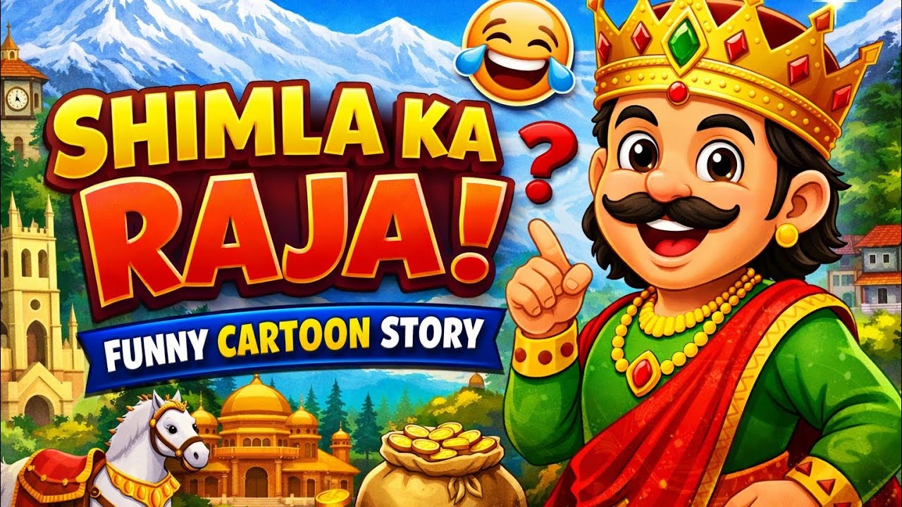 शिमला का राजा | बच्चों की मज़ेदार कहानी short animated hindi story 