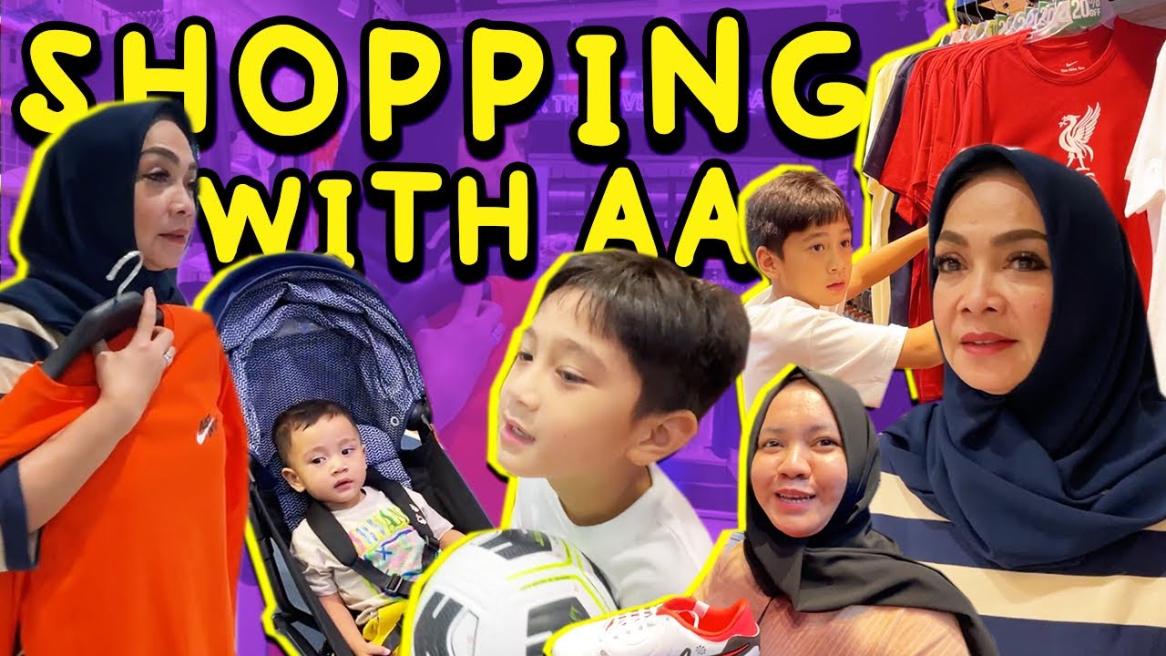 HARINYA RAFATHAR!! MAMA RIETA PUAS SHOPPING SAMA AA DI MALL SEHARIAN @Rans Entertainment