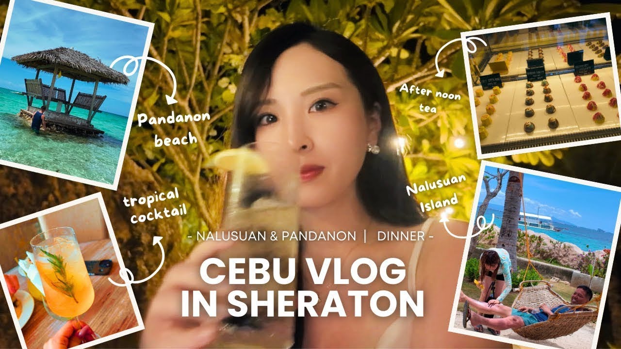 🇵🇭 Cebu Family Day 3 | 🚤 Nalusuan & Pandanon 🏝️💠 | Sheraton dinner | Cebu vlog | Island hopping