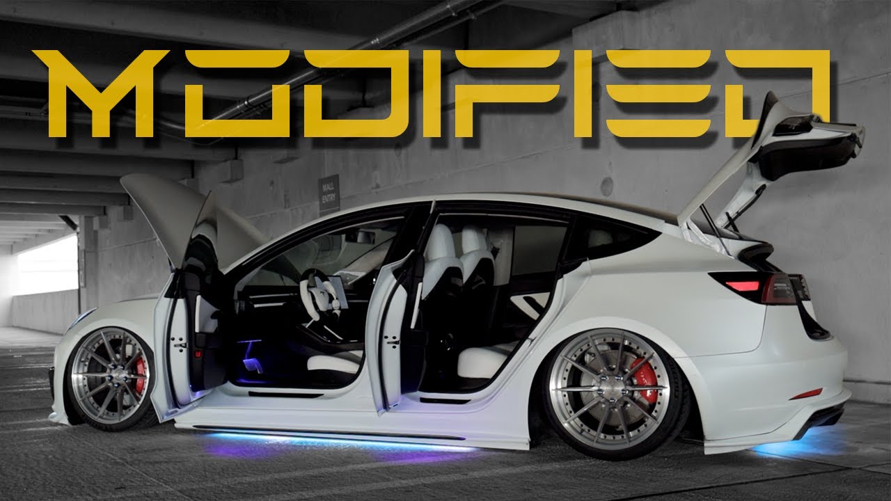 Modified Tesla Model 3 Performance