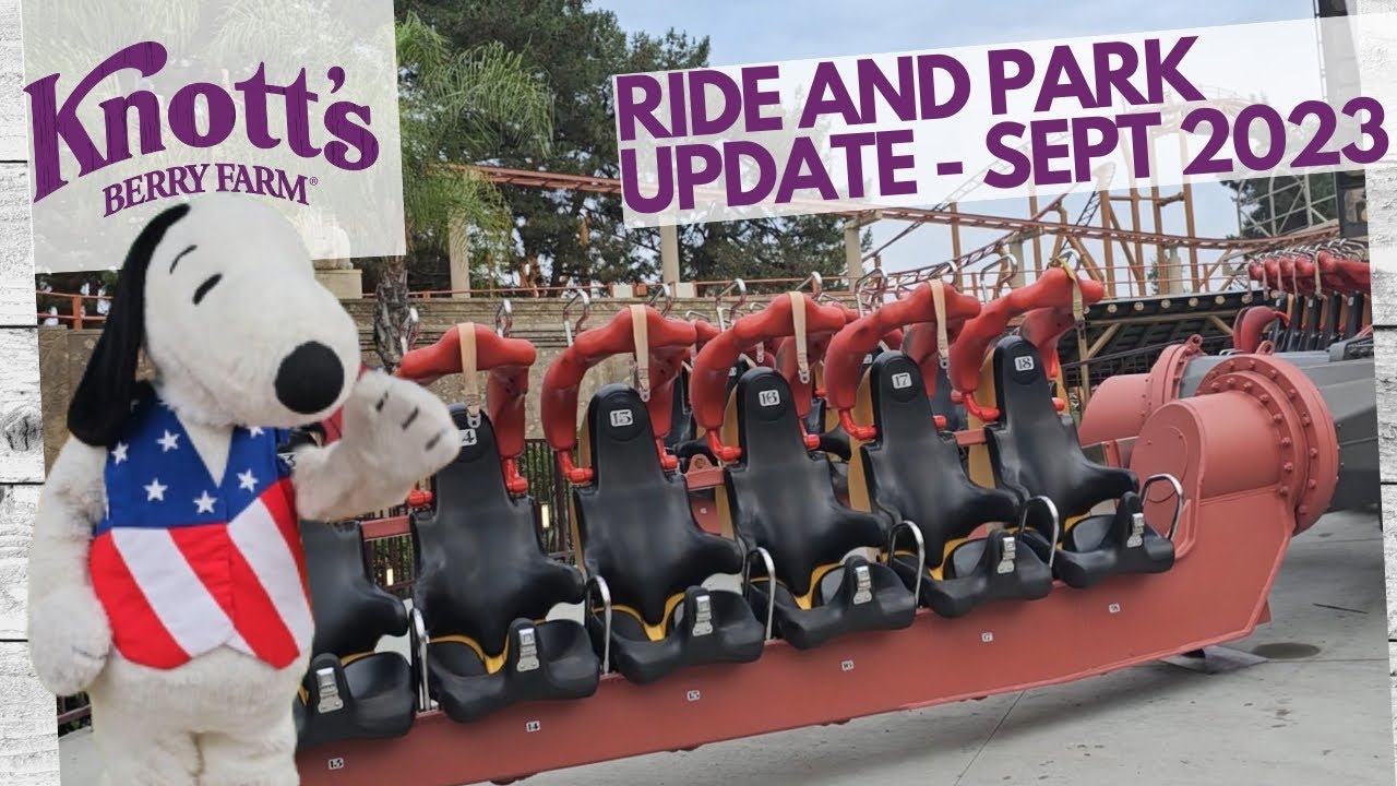 Knott's Berry Farm | Park Update | Ride Closures | New Shops | Sept 2023