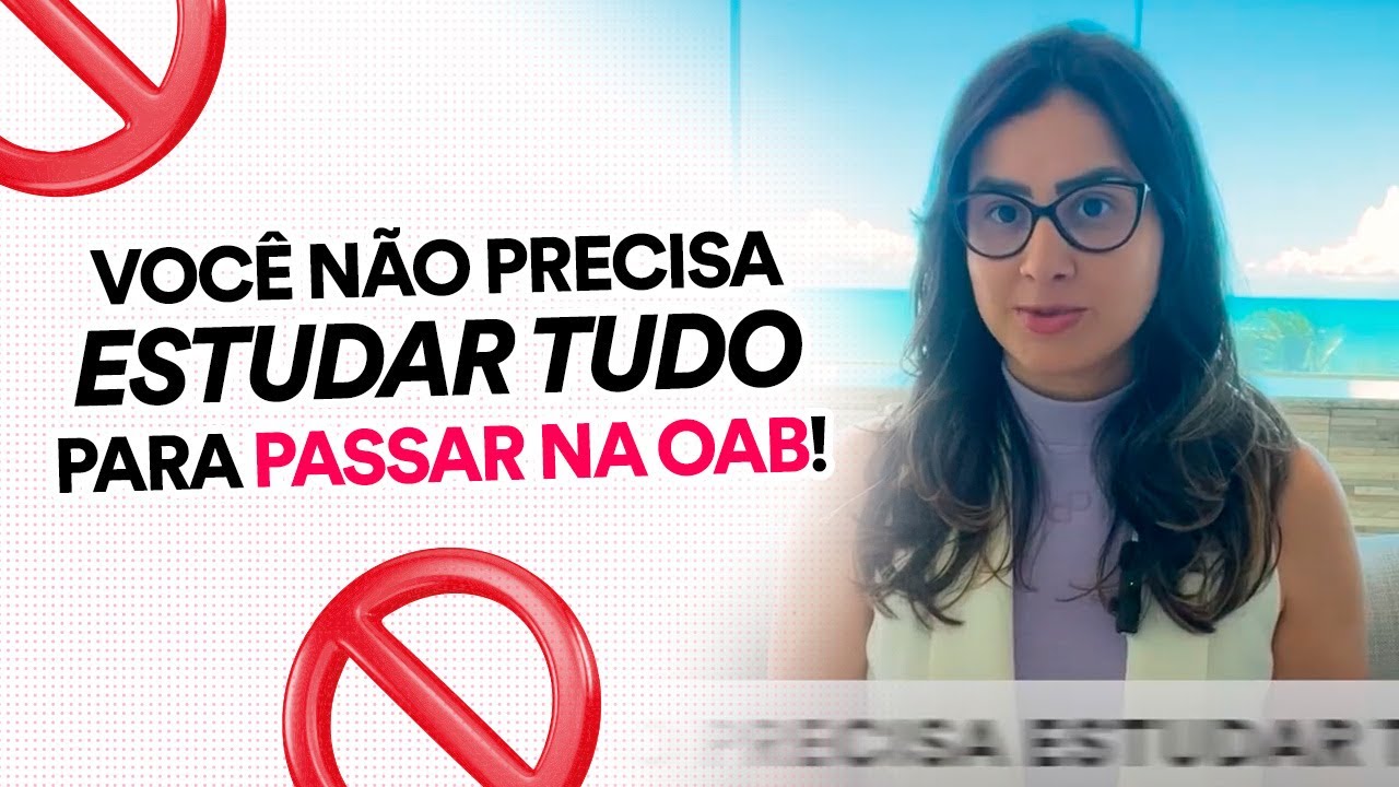 Confira os temas mais cobrados na prova da OAB em apenas 6min!