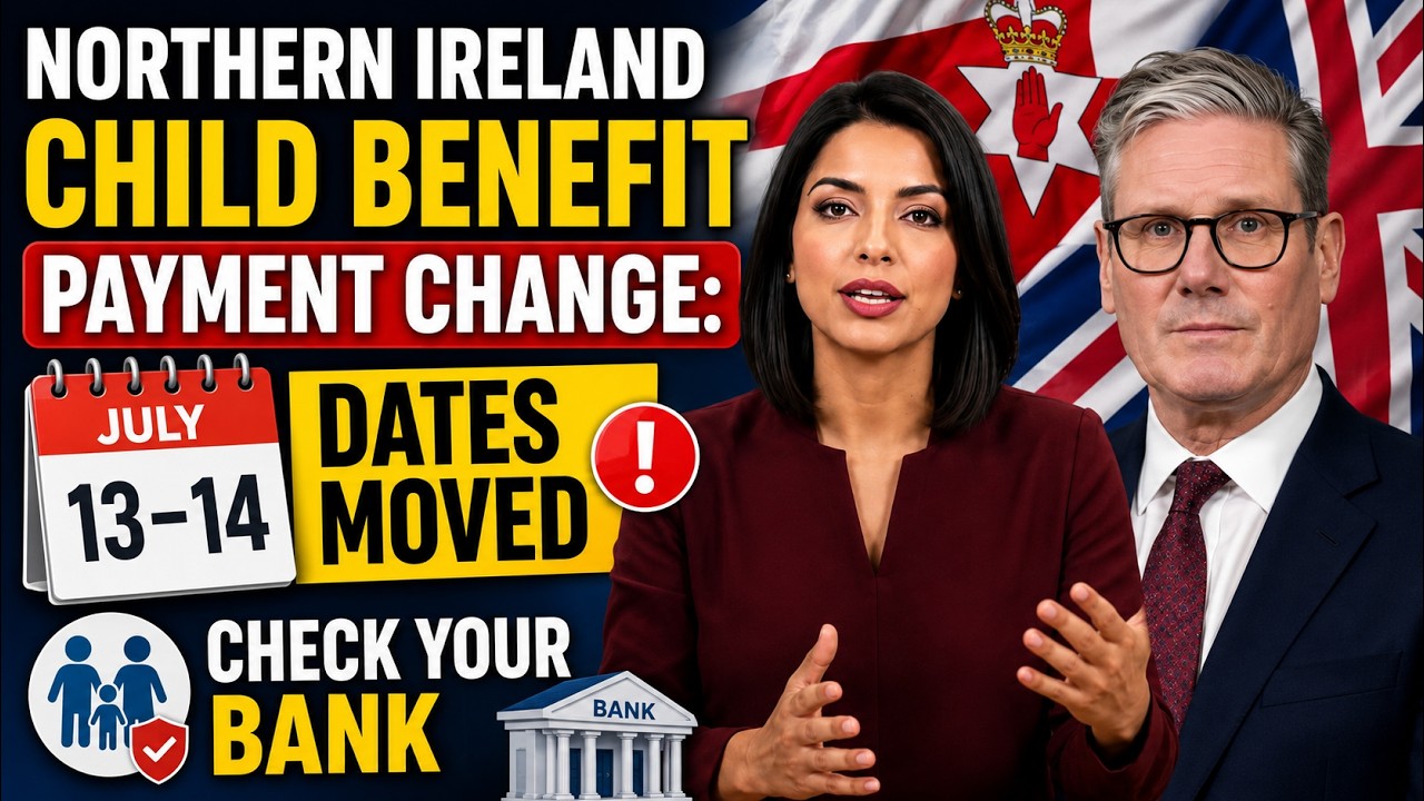 🚨 Northern Ireland Child Benefit Payment Update July 2026: July 13&ndash;14 Dates Changed &mdash; New Payment
