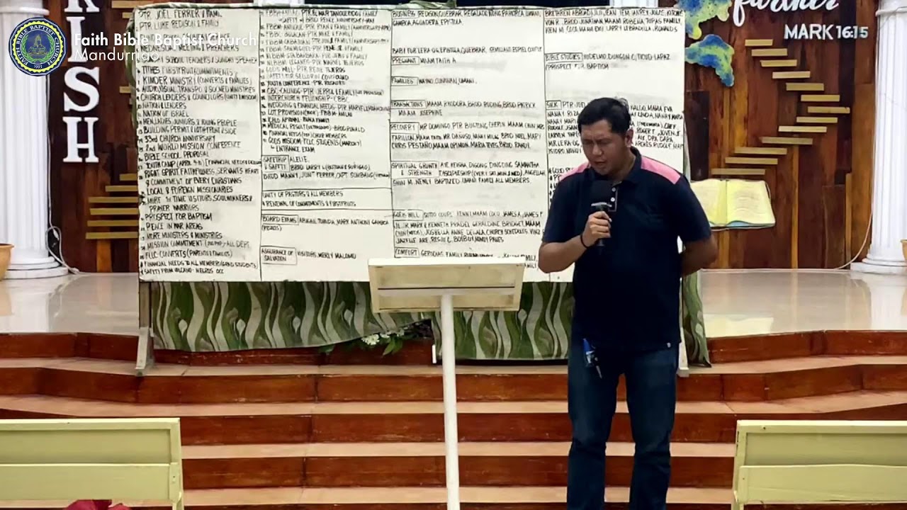 Faith Bible Baptist Church - Mandurriao Live Stream