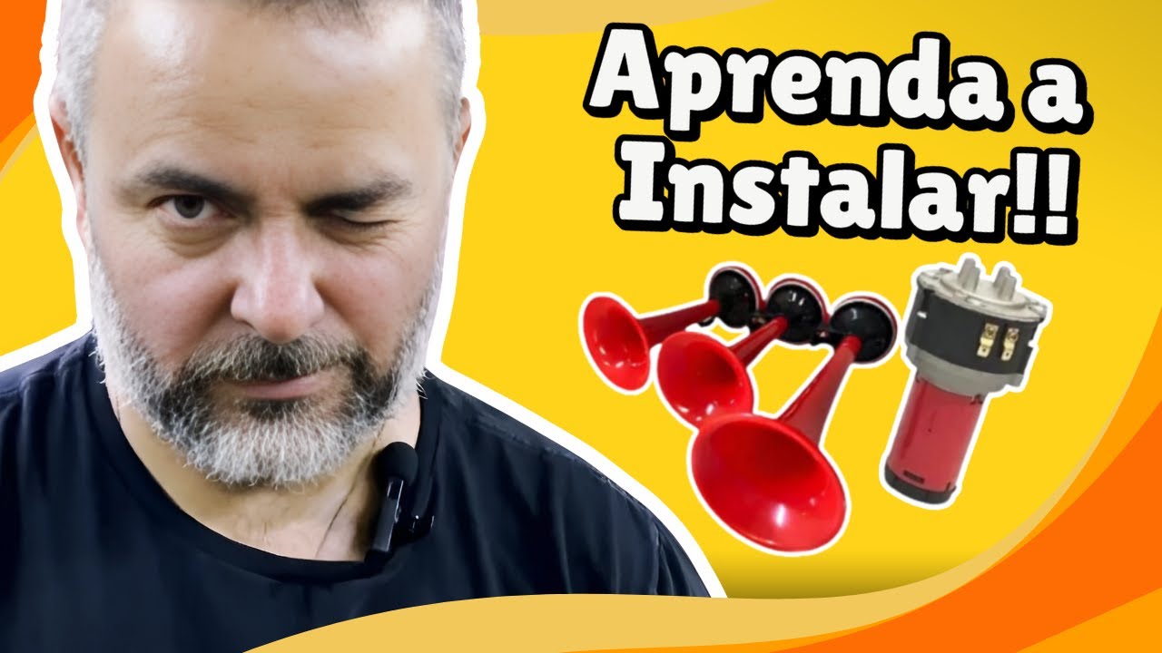 Aprenda como instalar corretamente a Buzina 3 Cornetas com som alternado e Contínuo! [REUPLOAD]