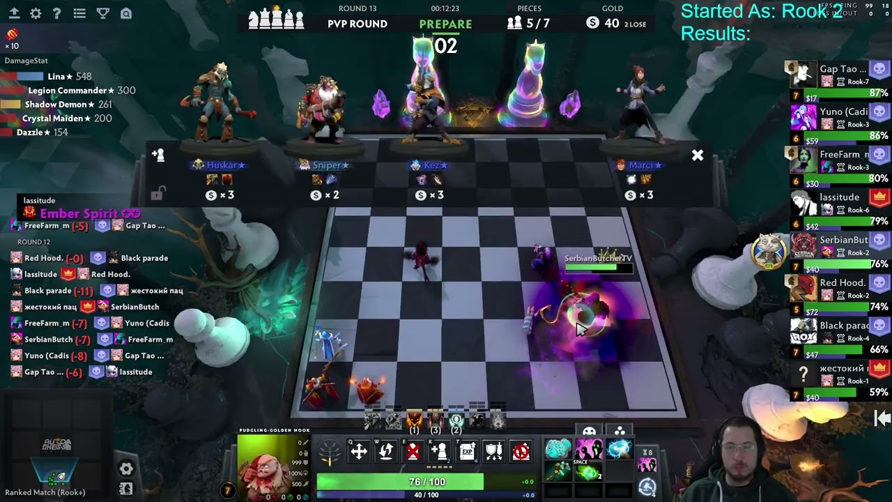 6 Beasts 4 Warlocks! Dota Auto Chess Season 42!