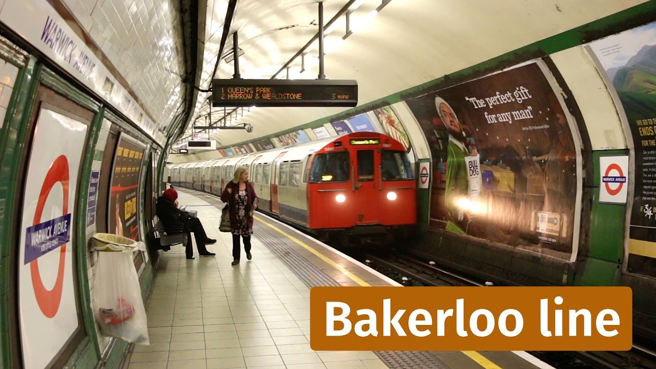 LU: Old Bakerloo line trains in Little Venice, Maida Vale and Kilburn