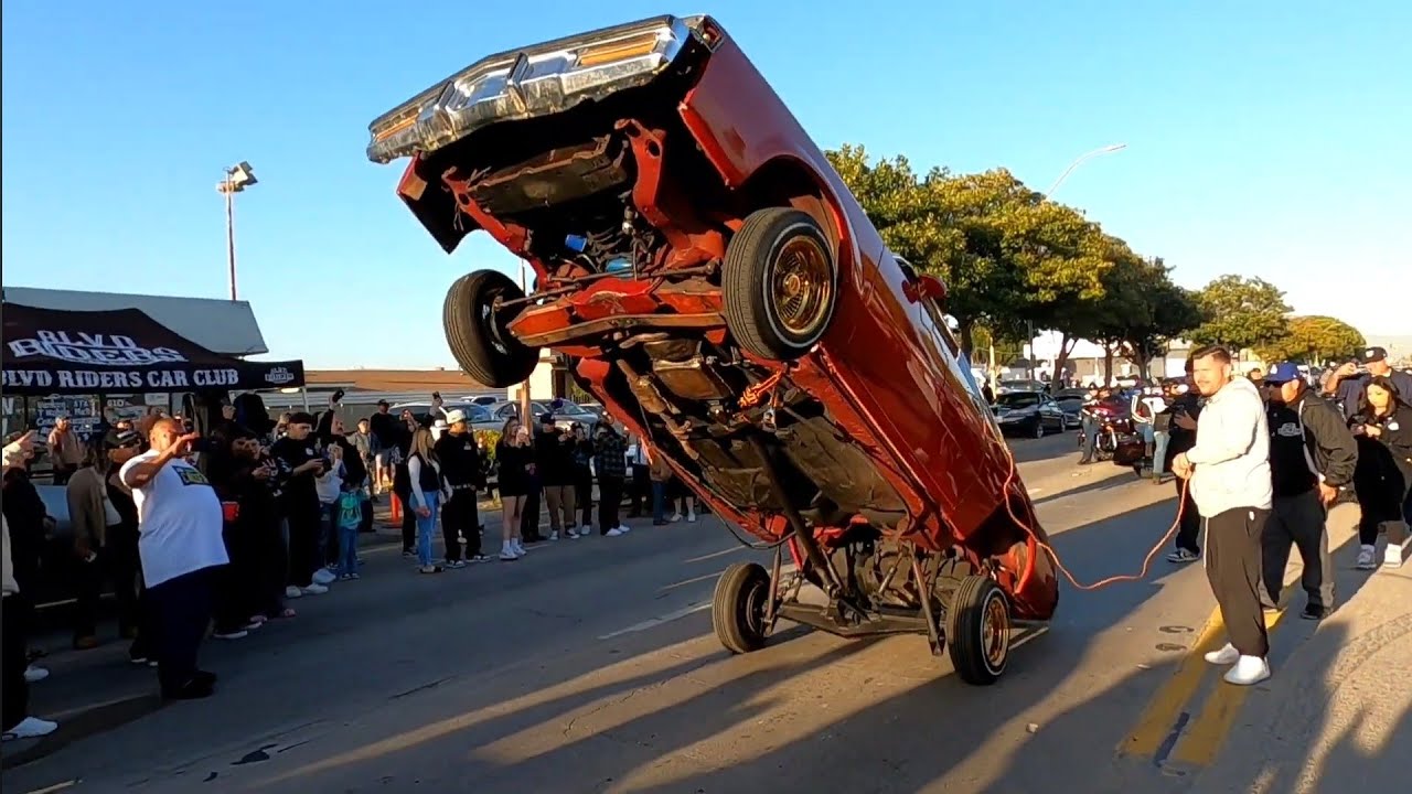 Santa Maria 805 Cruise Nights 4/20/24 #lowrider #blvdriderscc #lowriderlifestyle #lowridervideo