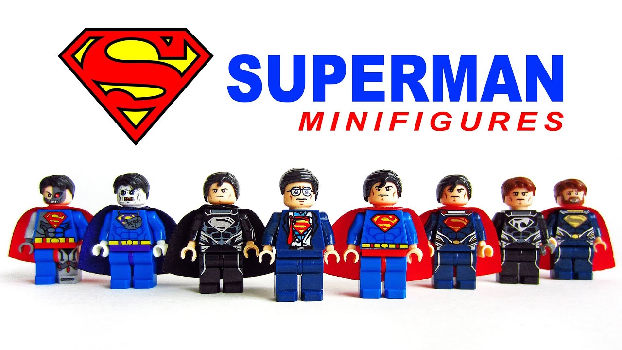LEGO Superman Man of Steel KnockOff Minifigures (Bootleg)