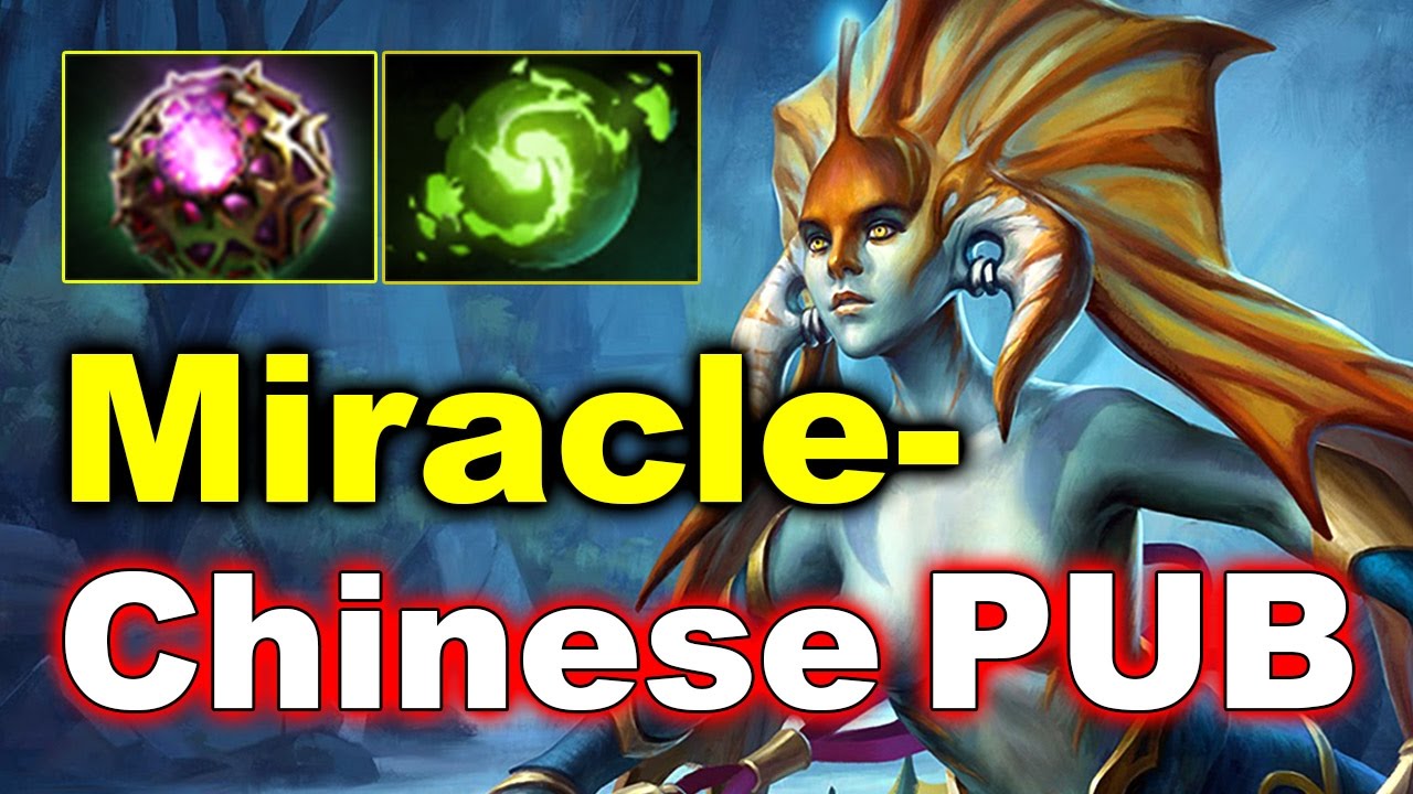 Miracle- 9180 MMR Naga vs Crit- Phoenix - Chinese PUB DOTA 2