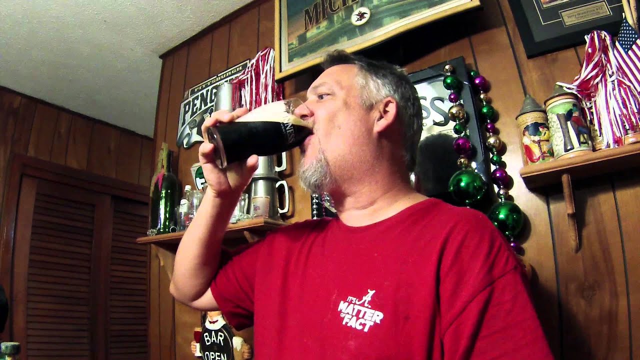 Chugging Guinness