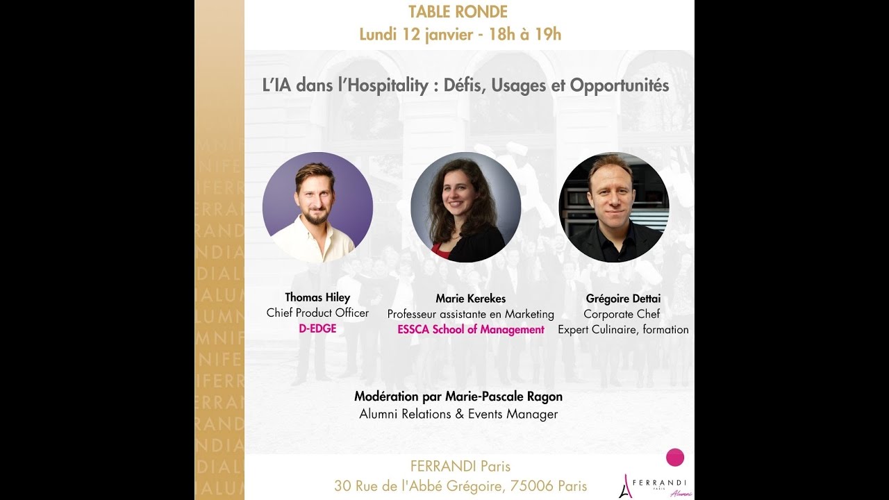 FERRANDI - L'IA dans l'Hospitality : Défis, Usages et Opportunités