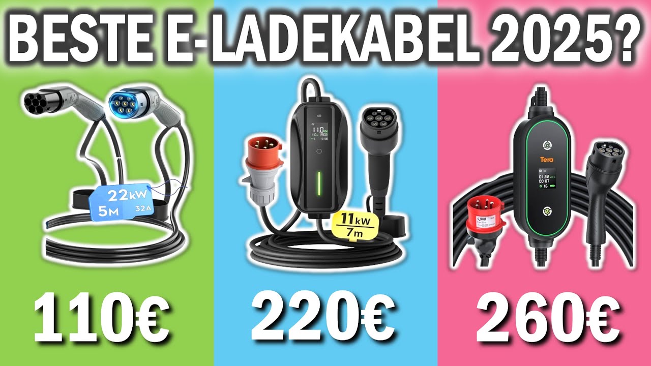 E-AUTO LADEKABEL kaufen: Top 3 E-Auto Ladekabel 2026 im Vergleich!
