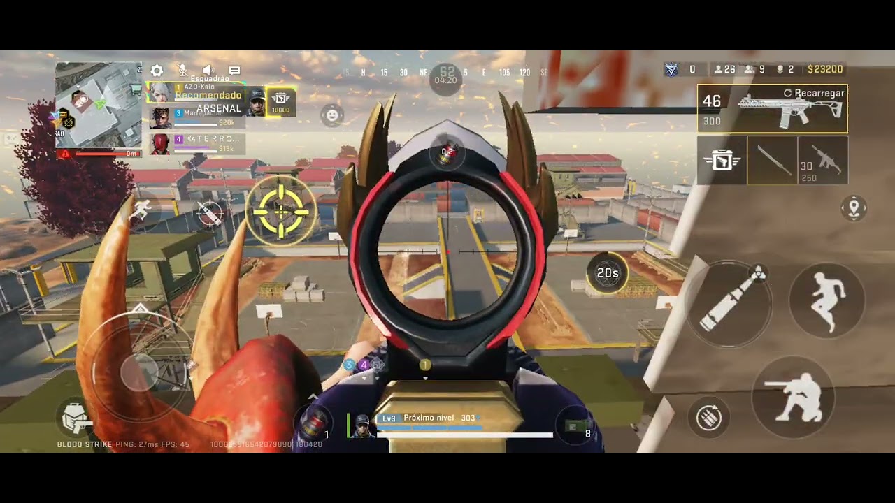 Partidinha com a nova skin da Val, #bloodstrike #gamaplay #viral #edit 