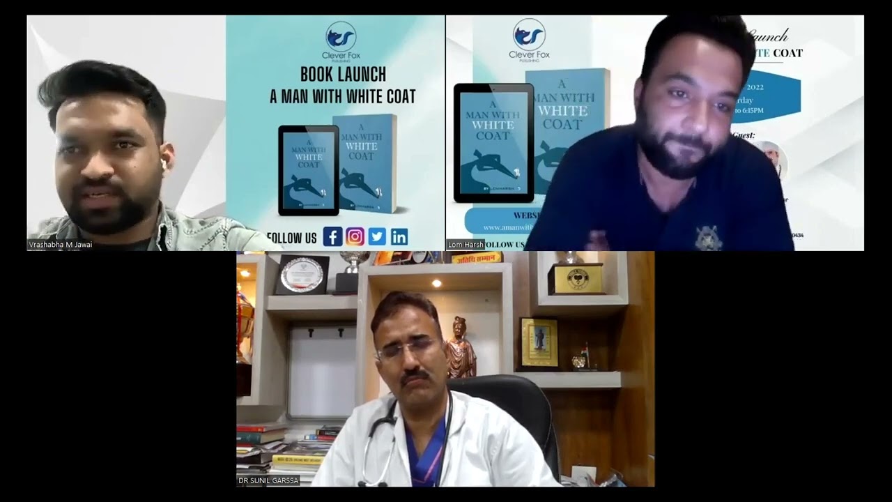 Book Launch Event A Man With White Coat