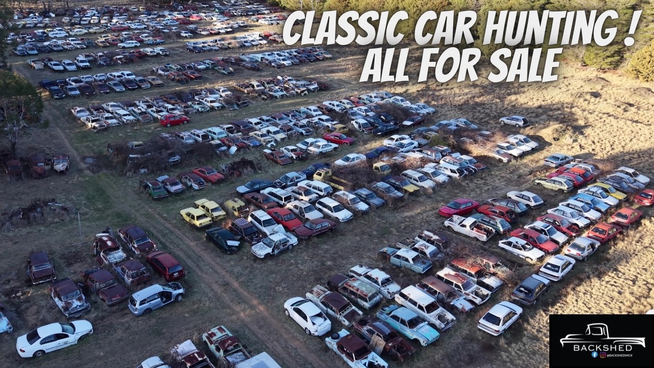 HUNTING FOR CLASSIC CARS , ALL FOR SALE $1500 OR LESS . MASSIVE WRECKING YARD IN AUSTRALIA
