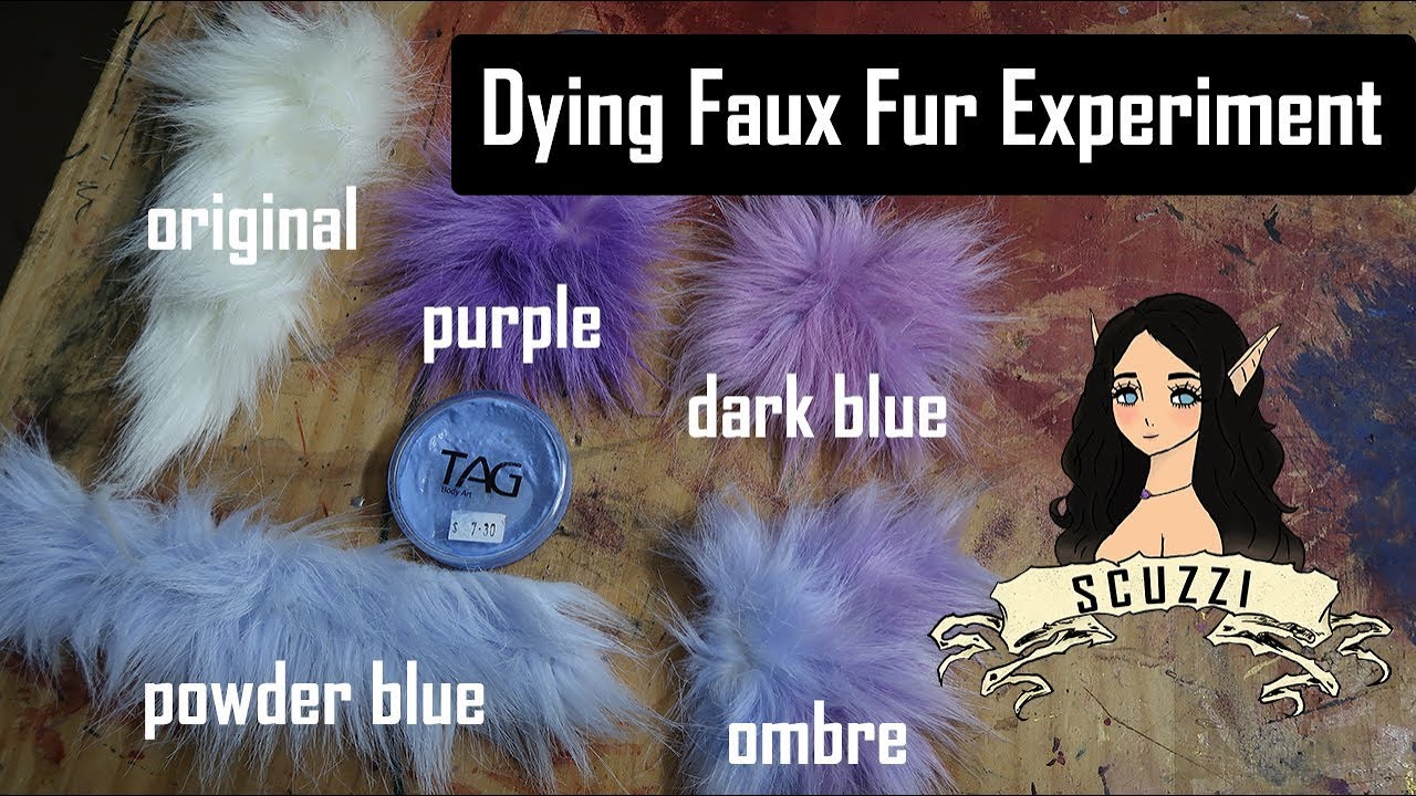I cracked the code ! | Dying Faux Fur  Experiment