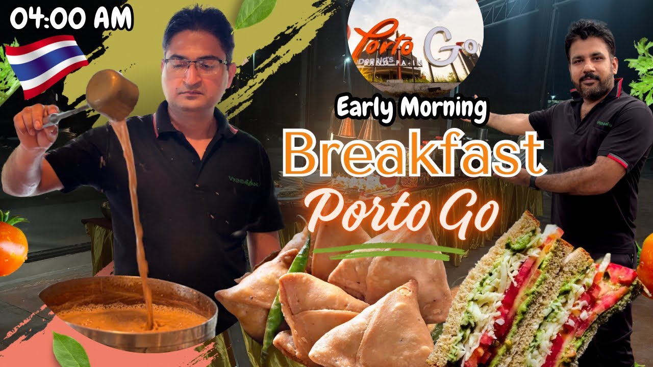 🥪BREAKFAST on the 🇹🇭Bangkok Highway | Early Morning Catering