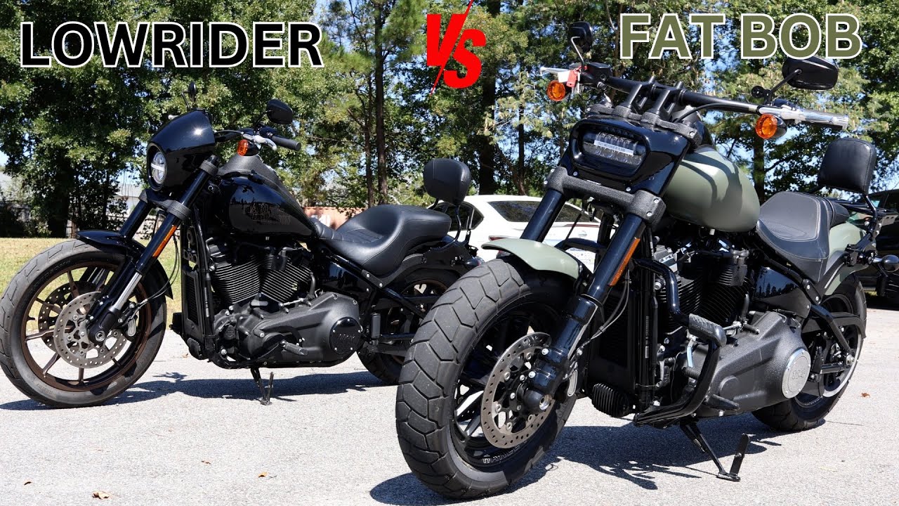 Harley Low Rider S против Fat Bob... Явный победитель