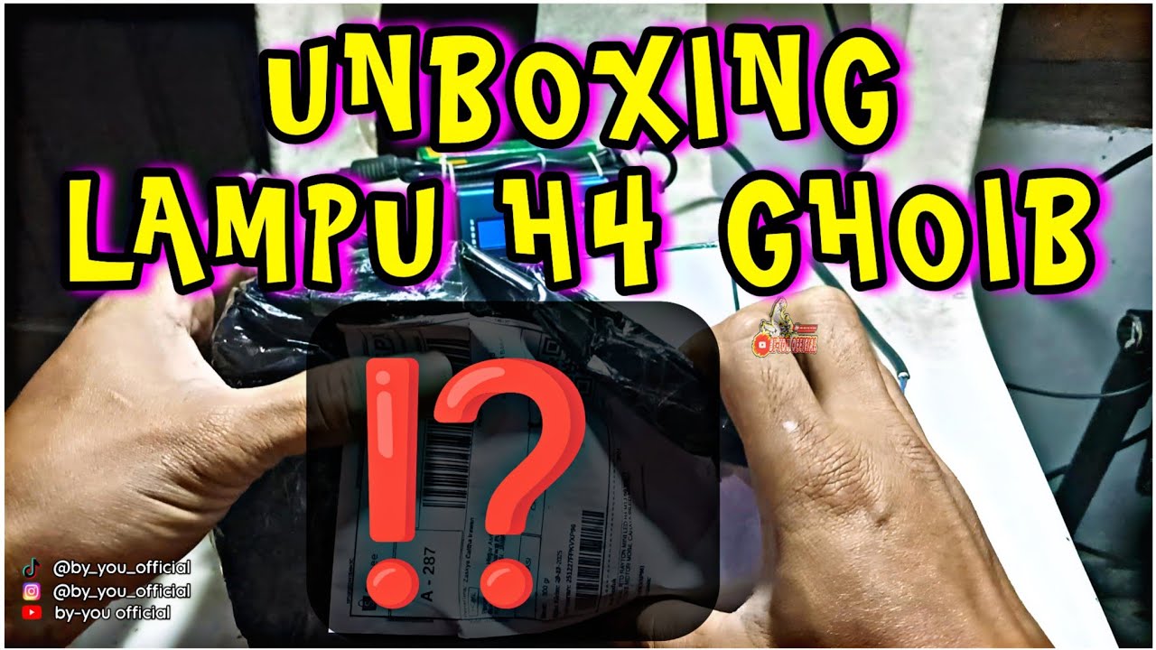 UNBOXING LAMPU H4 ‼️ BARANG GHOIB LARIS MANIS #lampuled #h4 #lampuh4 