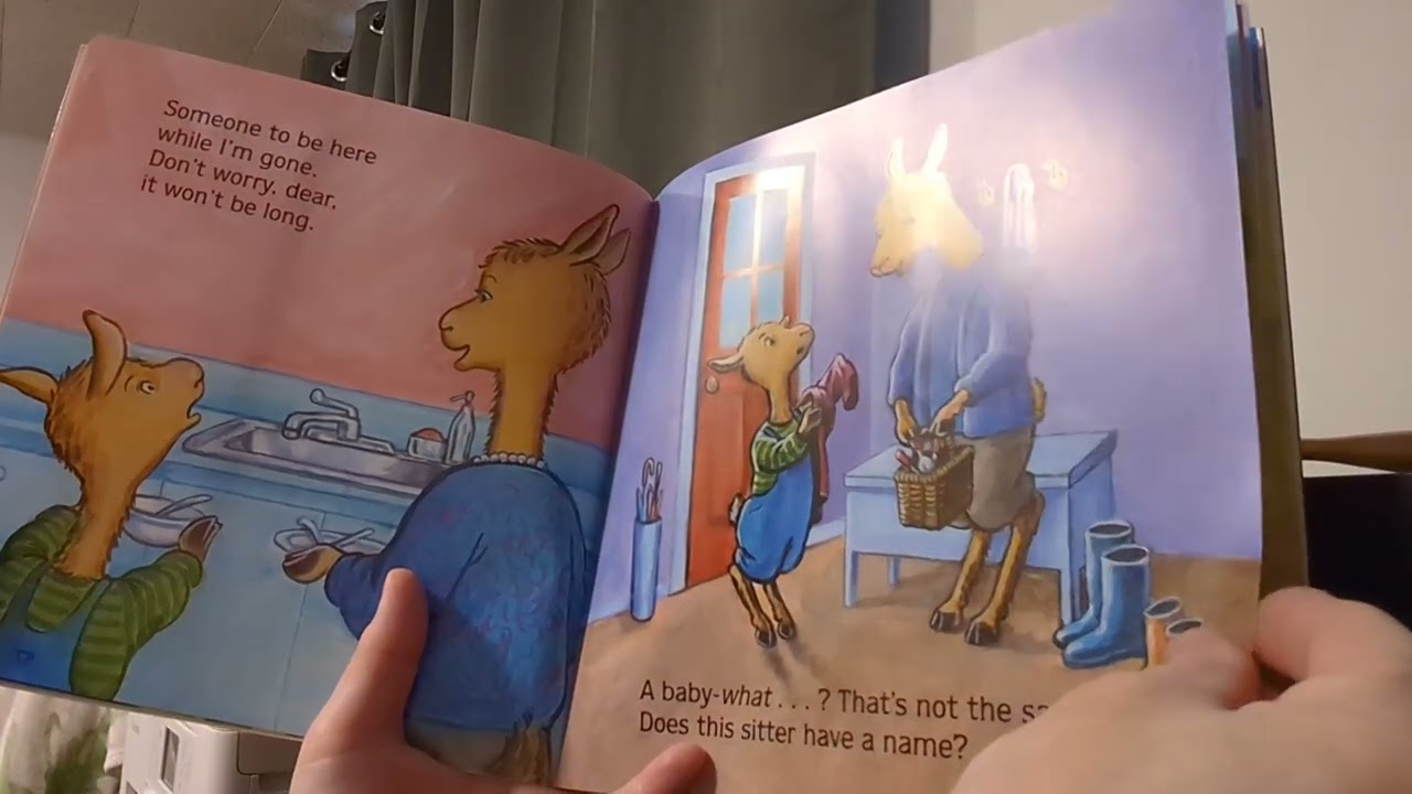 Alaska Nana reading Llama Llama books