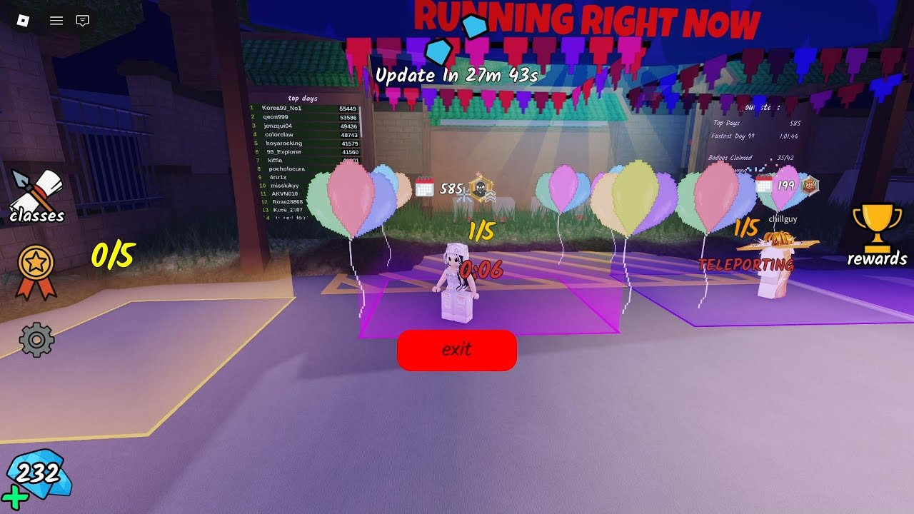 99 Nights in the Forest Update Party🎉