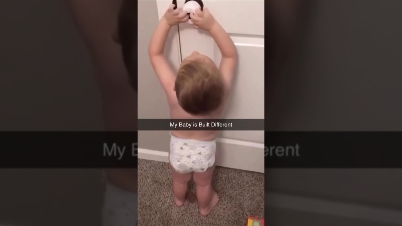 Baby breaks open safety lock