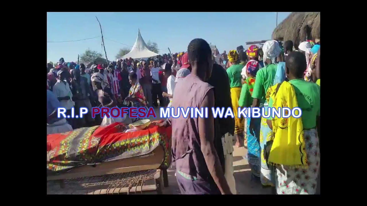 mazishi ga muvini wa kibundo--profesa