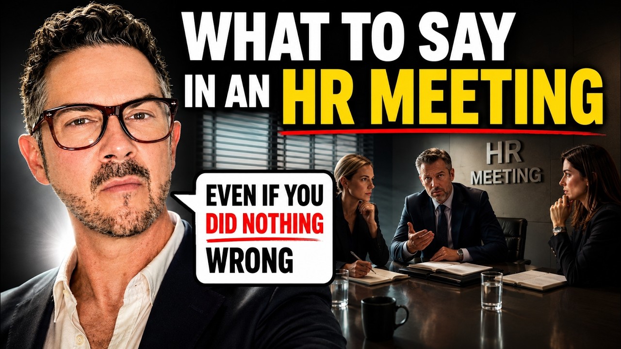 What to Say in an HR Meeting (Even If You Did Nothing Wrong)