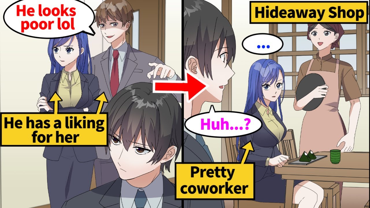 【Manga】There's a coworker who mocks my hobby of going to old diners. Then another pretty coworker...