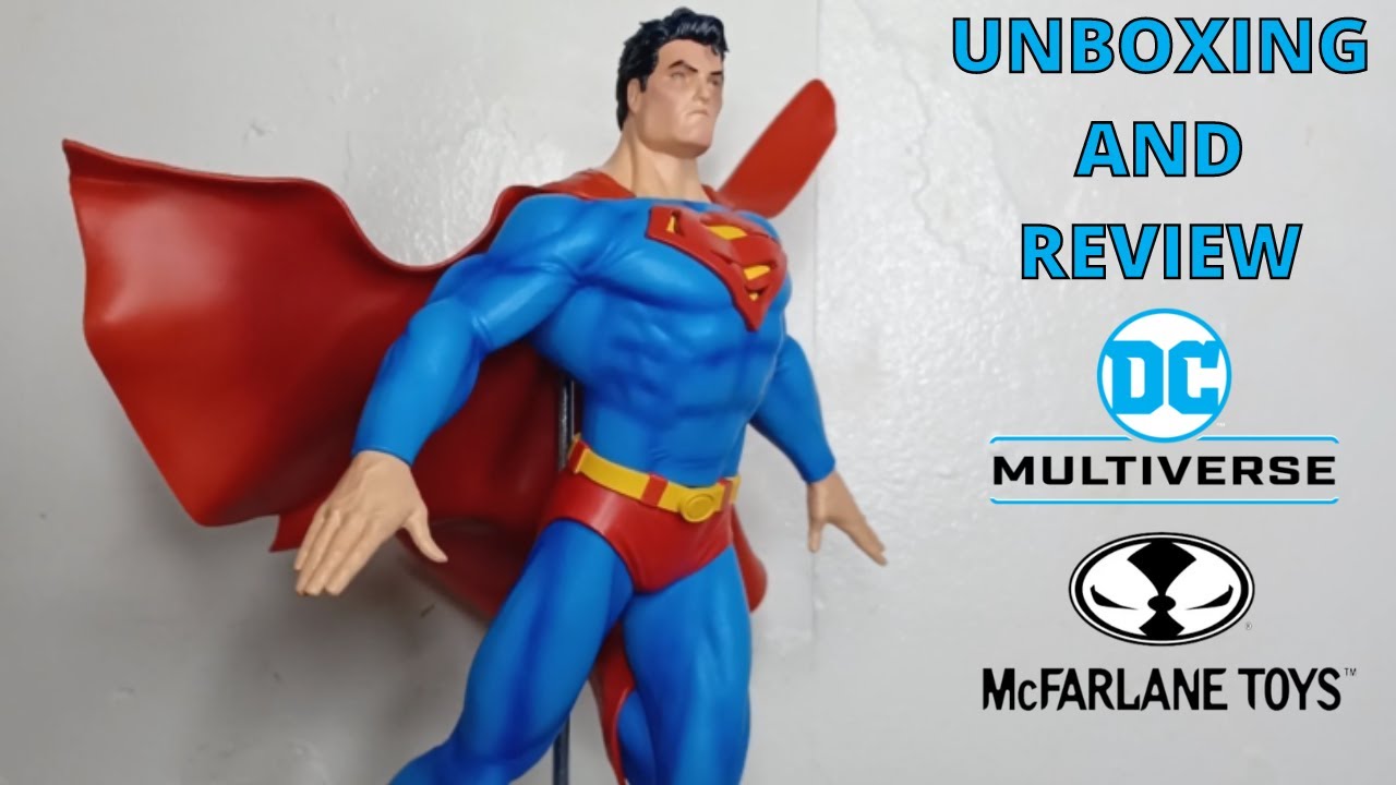 McFarlane Toys Superman for Tomorrow Statue - DC Multiverse - Unboxing and Review