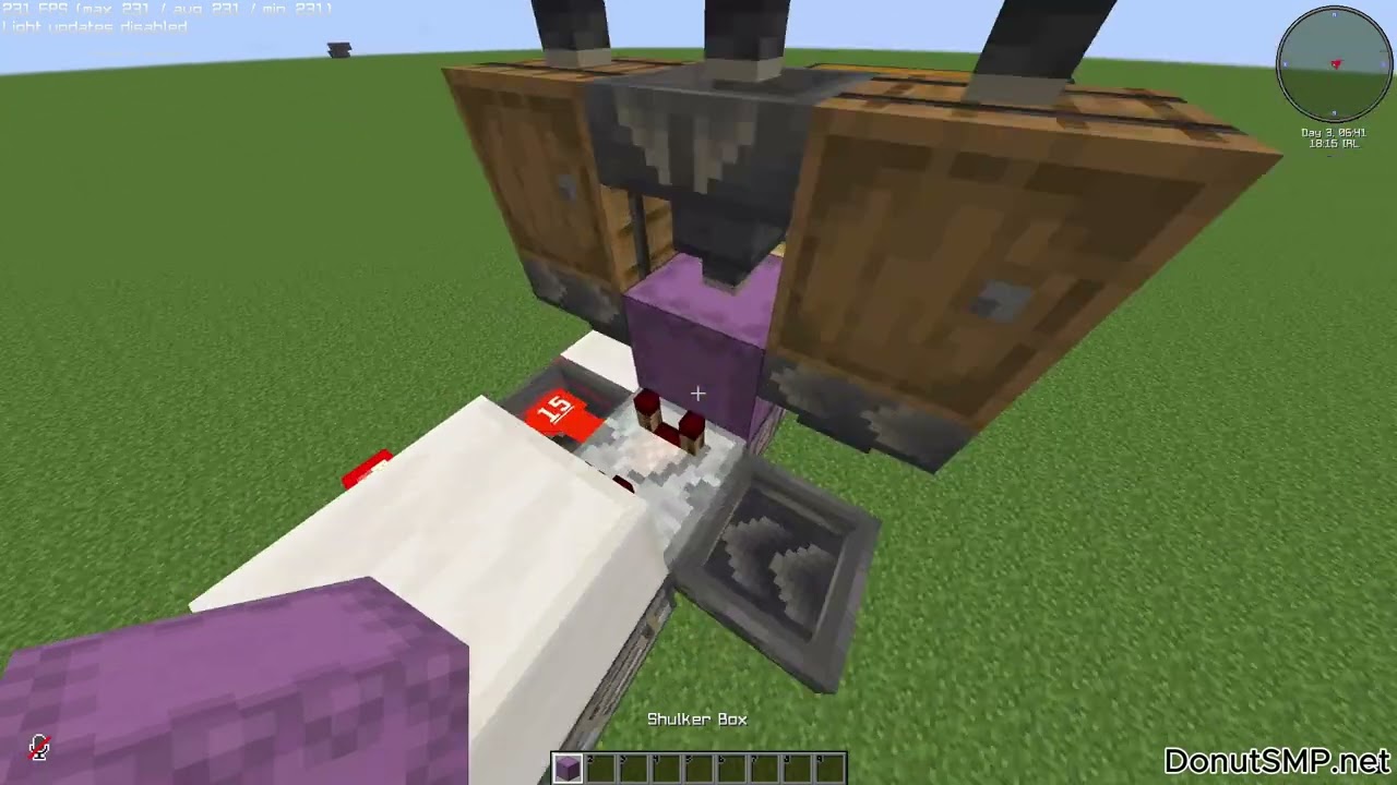 3706 Shulker loader with Crafter Tutorial THE BEST FOR THE DONUTSMP SERVER!!!