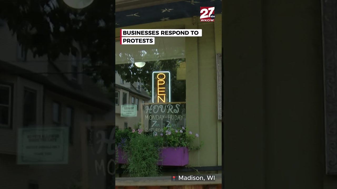 Businesses respond to protests