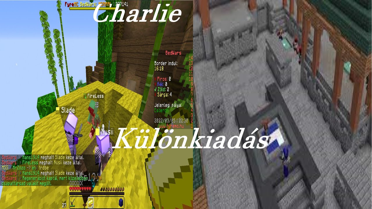 FyreMc BedWars &eacute;s Hypixel &uacute;j MiniGame /HavGab