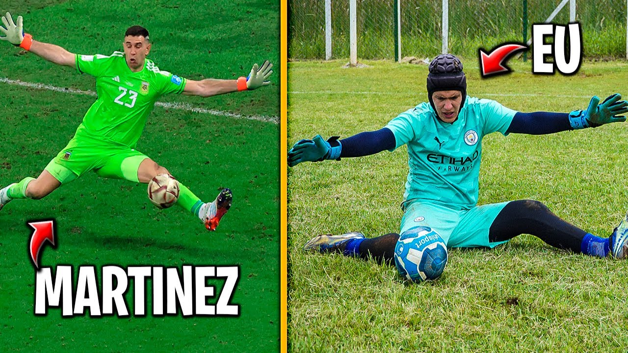RECRIANDO AS DEFESAS DE GOLEIROS MAIS DIFICEIS DO FUTEBOL!