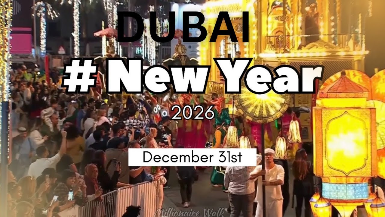 New Year’2026 Live From Dubai,UAE 🇦🇪 