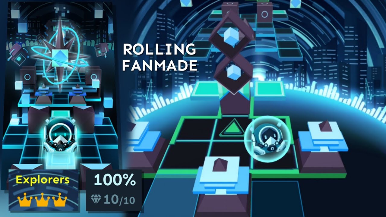 Rolling Fanmade - Explorers [Widescreen Gameplay]