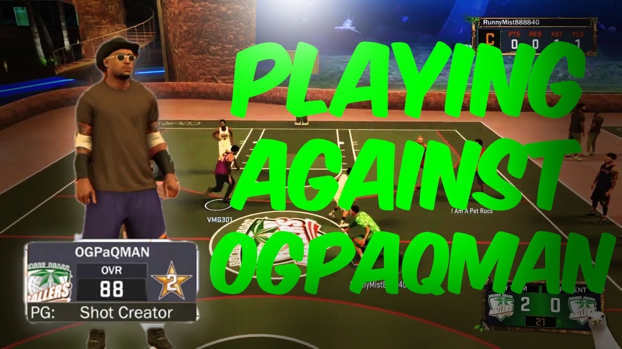 PLAYING AGAINST OGPaQMAN! SOMEONE GOT DROPPED OFF! 😳 &bull; Nba 2k17