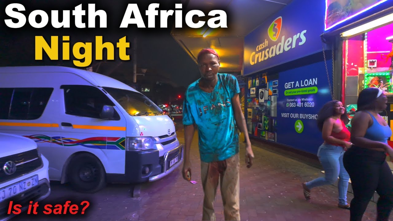 Walking South African city at night (Is it safe?)